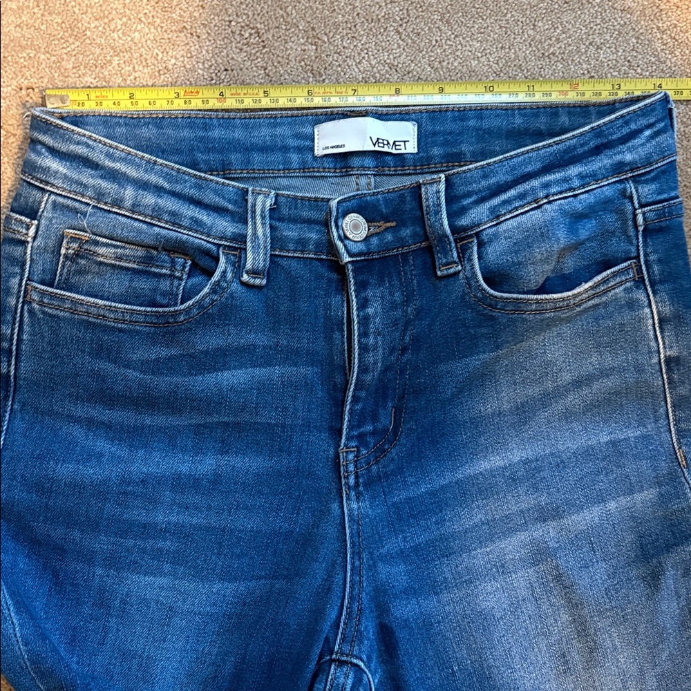Vervet Classic Blue Women's Straight Leg Jeans in Size 4 - Picture 6 of 7